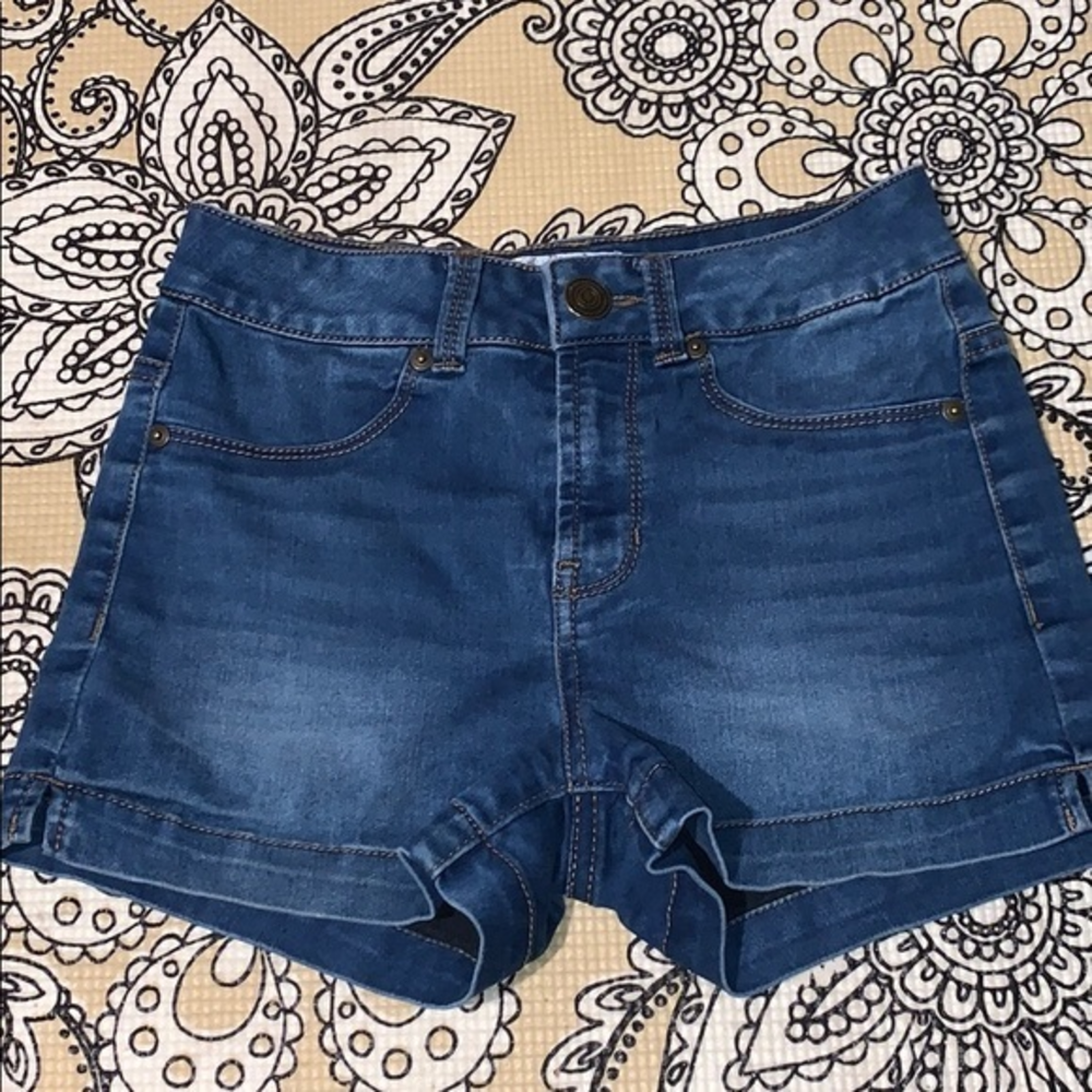 Dark wash brand new jean shorts